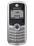 Best available price of Motorola C123 in Canada